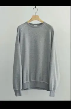 サイズ2】COMOLI コモリ 26SS グレー裏毛クルーネック 新品未開封