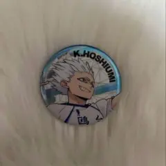 ハイキュー 星海光来 メタリック缶バッジ
