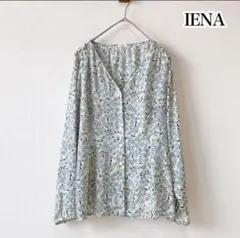 IENA フラワープリントブラウス　花柄　長袖　19SS