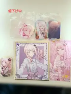 プロセカ 暁山瑞希 色紙 缶バッジ グリ缶 スクエア缶バッジ スク缶