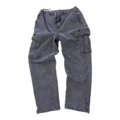 DEAR LAUREL デニム カーゴパンツ グレー M ワイドパンツ 良品のサムネイル