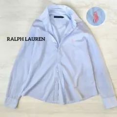 RALPH LAUREN ラルフローレン 長袖シャツ ポニー ライトブルー 薄手のサムネイル