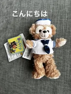 ディズニーシー　ダッフィー　ぬいぐるみ　バッチ　新品のサムネイル