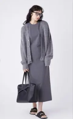 [ミラオーウェン] ブラウジングTシャツワンピ