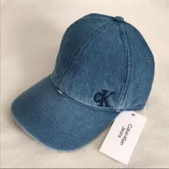 【新品】カルバンクライン Calvin Klein CKロゴ デニムキャップ