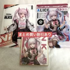【未使用品】NIKKE ファミマ限定 色紙 クリアファイル アリス まとめ売り