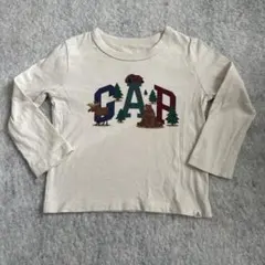 baby gap 2歳用 ベージュ長袖Tシャツ