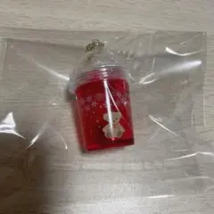 タリーズ　ホイップミニカップキーチェーン　ホリデー　キーホルダー　ベアフル