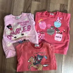 HOT B. トレーナー 90cm ダブルＢ　90 100cm