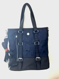 FIRANO 【フィラノ】新品未使用 ネイビー ブラック 2WAY トートバッグ