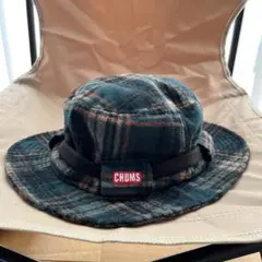 CHUMS アウトドアハット ダークグリーンチェックのサムネイル
