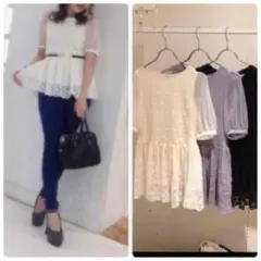 ダズリン 袖チュールチュニック♡ snidel MIIA INGNI好きな方も♡