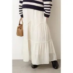 FREE'S MART/ボイルウェーブティアードスカート