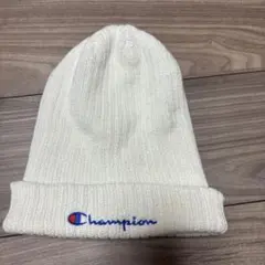 Champion ホワイト ニット帽のサムネイル