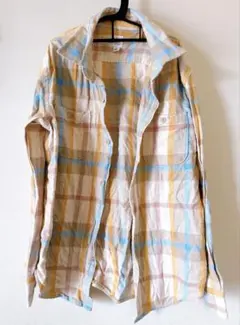 ★美品★GAP KIDS チェック柄長袖シャツ XL 150㎝