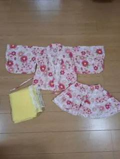 浴衣　セパレート　110　帯付き