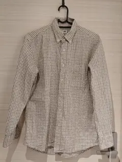 UNIQLO チェック柄シャツ Sサイズ エクストラファインコットンブロード