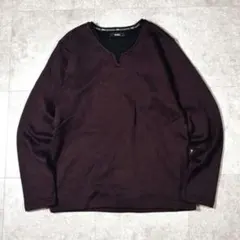 00s archive キーネック レイヤードロンT ボルドー お兄系 y2kのサムネイル