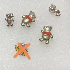 【Disney】プーさん　ピアスセット（４つ）
