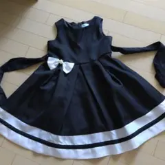 パールリボン　ワンピースドレス　ピアノ発表会　式典