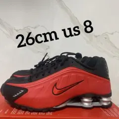 ナイキ ショックス R4 ユニバーシティxレッド/ブラック/メタリックシルバー