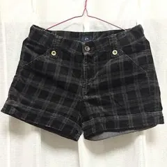 GU ベロア ショートパンツ