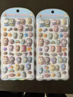 ドラえもん コットンパフィシール２枚セット