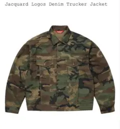 Supreme Jacquard Logos Denim Jacket