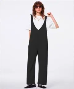 GU カットソーサロペットパンツ