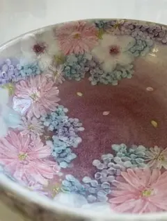 新品 工房ゆずりは 紫京花 飯碗 手造り 手描き 瀬戸焼 陶器 - メルカリ