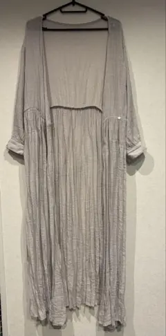 ロングシャツワンピース M