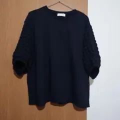 パフスリーブ　袖ボコボコPO 大きなサイズのサムネイル