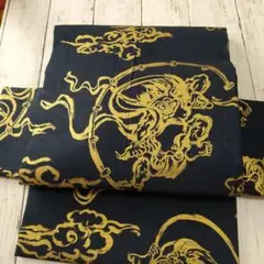 専用帯2526 ●高級 正絹 螺鈿 袋帯 風神雷神 専用帯2526 ○高級 正絹 螺鈿 袋帯 風神雷神 専用帯2526 ○高級 正絹