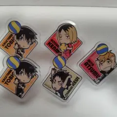 【ハイキュー!!】アクリルクリップ 「影山飛雄」「孤爪研磨」「赤葦京治」「宮侑」
