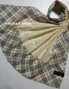 BURBERRY　大判ハンカチ　スカーフ