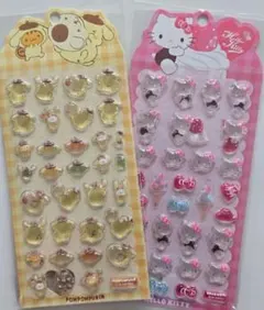 サンリオ　 シール 　ぷっくり立体シール　ぷくぷくシール　3Dステッカー