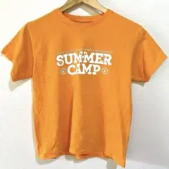 ギルダン Ｔシャツ クルーネック 半袖 キッズ140 150 橙 綿 キャンプのサムネイル