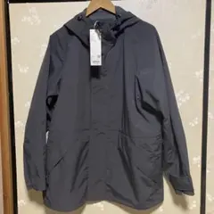 ユニクロUブロックテックユーティリティパーカー08ダークグレーLサイズ