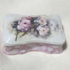 小物入れ 花 かわいい レトロ 陶器 ヴィンテージ