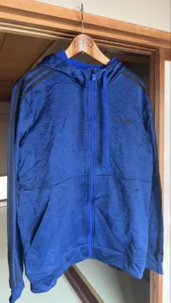 Adidas 青ジャージジャケット