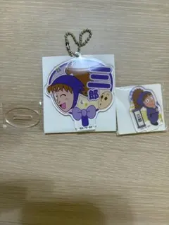 忍たま乱太郎　鉢屋三郎　デコうちわキーチェーン　アクリミニ