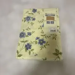 敷き布団用カバー 花柄 クリーム色