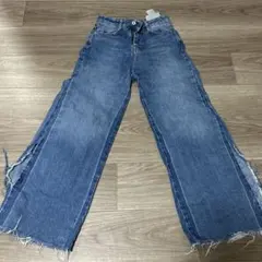 ZARA BASIC Z1975 DENIM ワイドパンツデニム　ジーンズ
