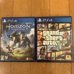 S4 ソフト 2本セット｜Horizon Zero Dawn / GTA5