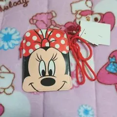 ディズニー ミニー パスケース 小銭入れ