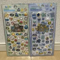 【正規品】プチジュエルドロップシール　とりのなかまたち　アオイロ　aoiro