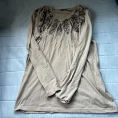 AVAIL MODE ベージュ 長袖カットソー Ｌ