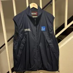 Marmot x WAKE ナイロンベスト ネイビー - メルカリ