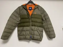 NIKE リバーシブル ダウンジャケット オレンジ カーキ XL - メルカリ