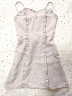 な*な様 axes femme フリル キャミワンピース M ベージュフェミニン